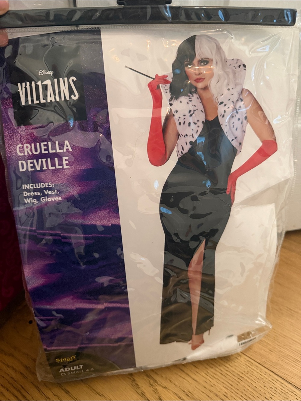 Disney Cruella DeVille Black, White & Red Glam Costume
